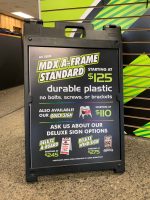 Black display sign from Hollywood Sign and Graphics in Gresham, OR