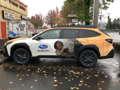 vehicle wraps and graphics on car